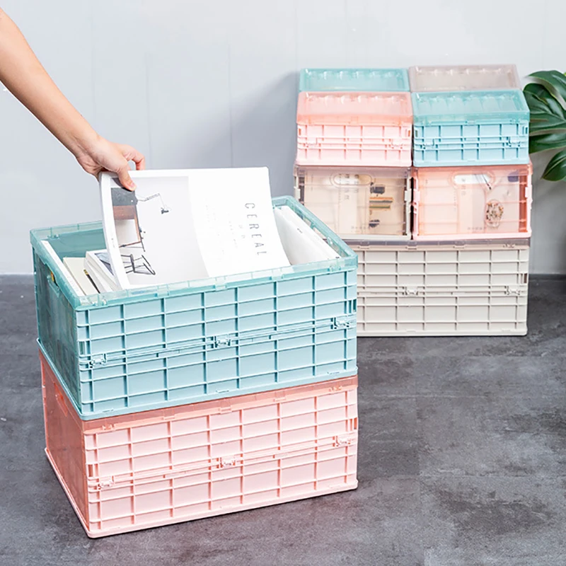 Пластиковый складной контейнер для хранения ящик S M L JJJSN11556|Коробки и ящики