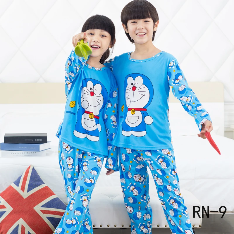Новинка 2020 года Весенний детский пижамный комплект с длинными рукавами Детский