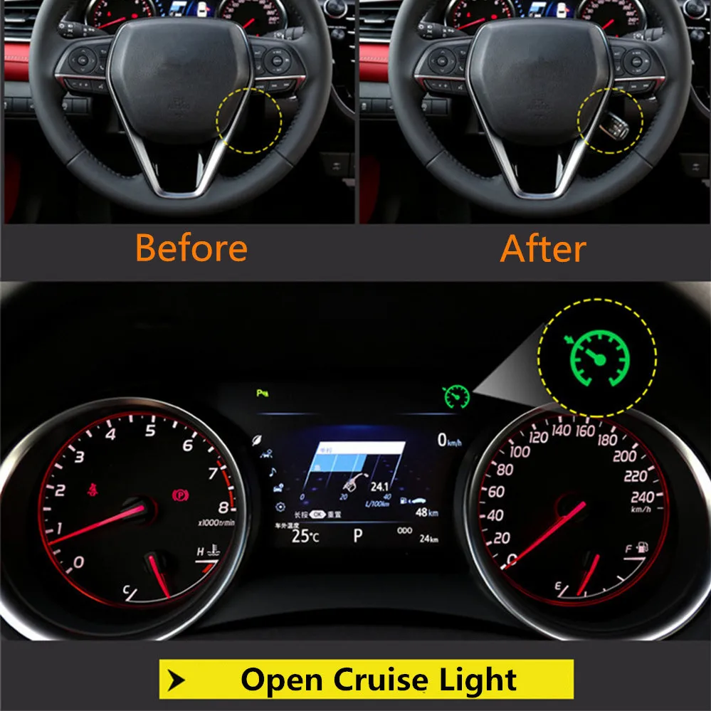 Новый синий светодиодный переключатель круиз-контроля 84632-34011 для Toyota Corolla 2014 RAV4