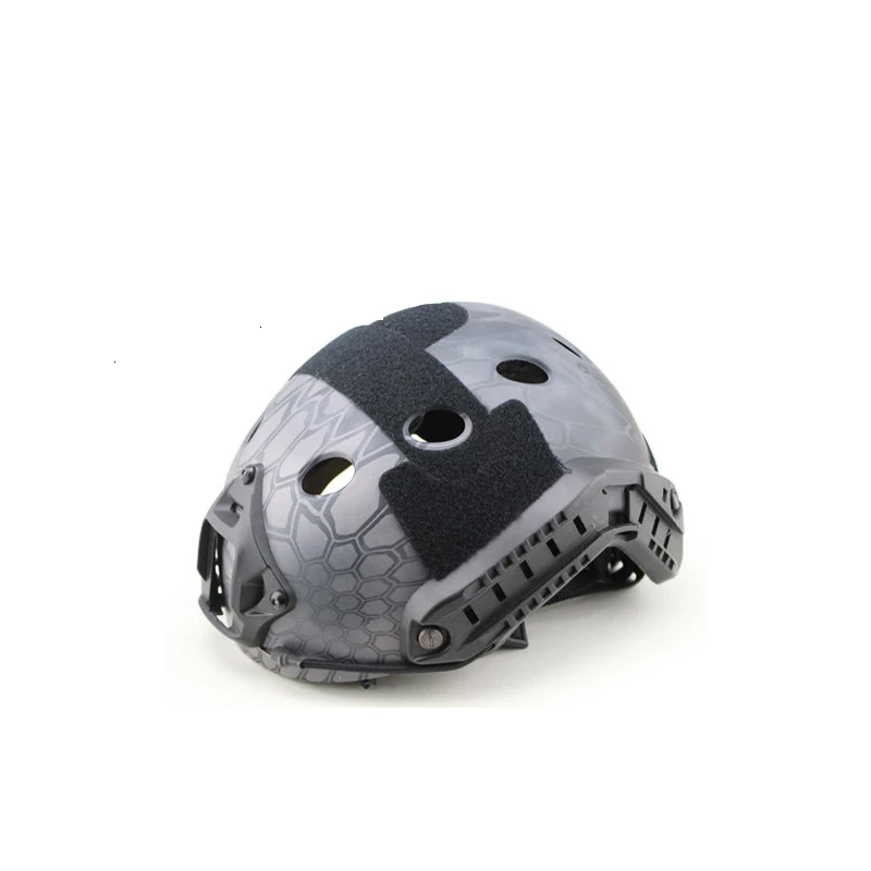 Страйкбол MH/PJ камуфляж ABS спорт OutdoorTactical Быстрый Шлем с NVG крепление направляющей встроенный циферблат внутренний комплект размер L