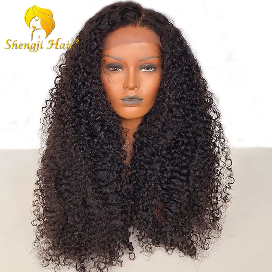 360 парики на сетке для черных женщин бразильские волосы без повреждений вьющиеся