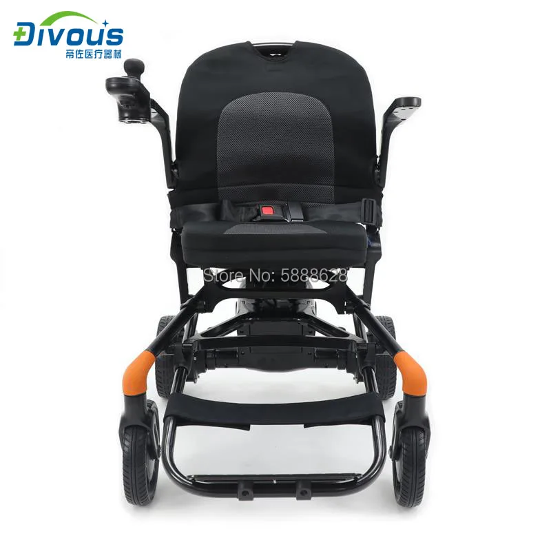 

Best selling net weight 20KG lithium battery folding smart control electric disable wheelchair can be carried on the plane