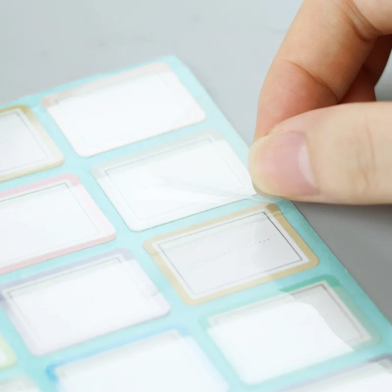 Симпатичные самодельные пустые наклейки для заметок именные этикетки детей