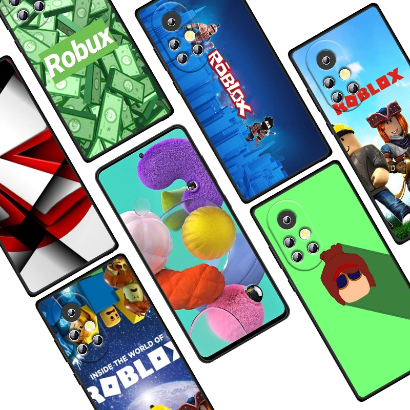 

Game-Rob-loxes For Huawei Nova 9 8 7 6 SE 7i 5T 5i 5Z 5 4E 4 3i 3 E 2i 2 Lite Pro 2017 Black Phone Case Funda Capa