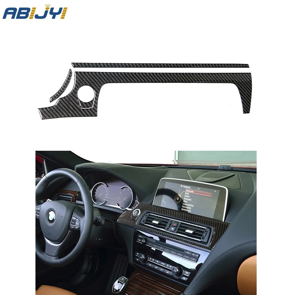 

Car Accessories Carbon Fiber Interior Cover Trim for BMW 6 Series(F12 F13) COUPE Covertible 2011-2018 Central Air Outlet Frame