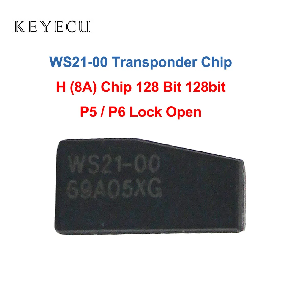 Keyecu WS21-00 Автомобильный ключ чип транспондер H (8A) 128 бит для Toyota Rav4 Camry Corolla Highlander Sienna