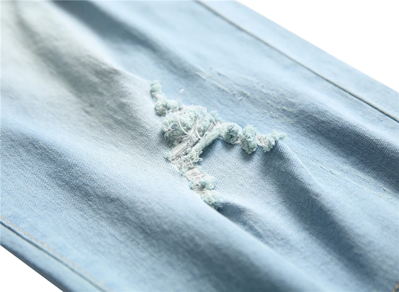 

QUANBO 2020 Summer New Men's Stretch Short Jeans Fashion Vintage Casual Slim Fit Denim Shorts High Quality Ripped Shorts 40 42