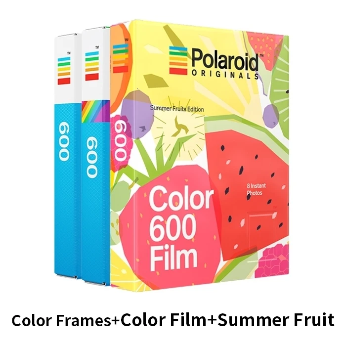 Пленка Polaroid Originals Instant 600 цвет черно-белый для камеры Onestep2 Instax SLR680 636 637 640 650 660 Автофокус невозможен - Цвет: 600Color2Fruit