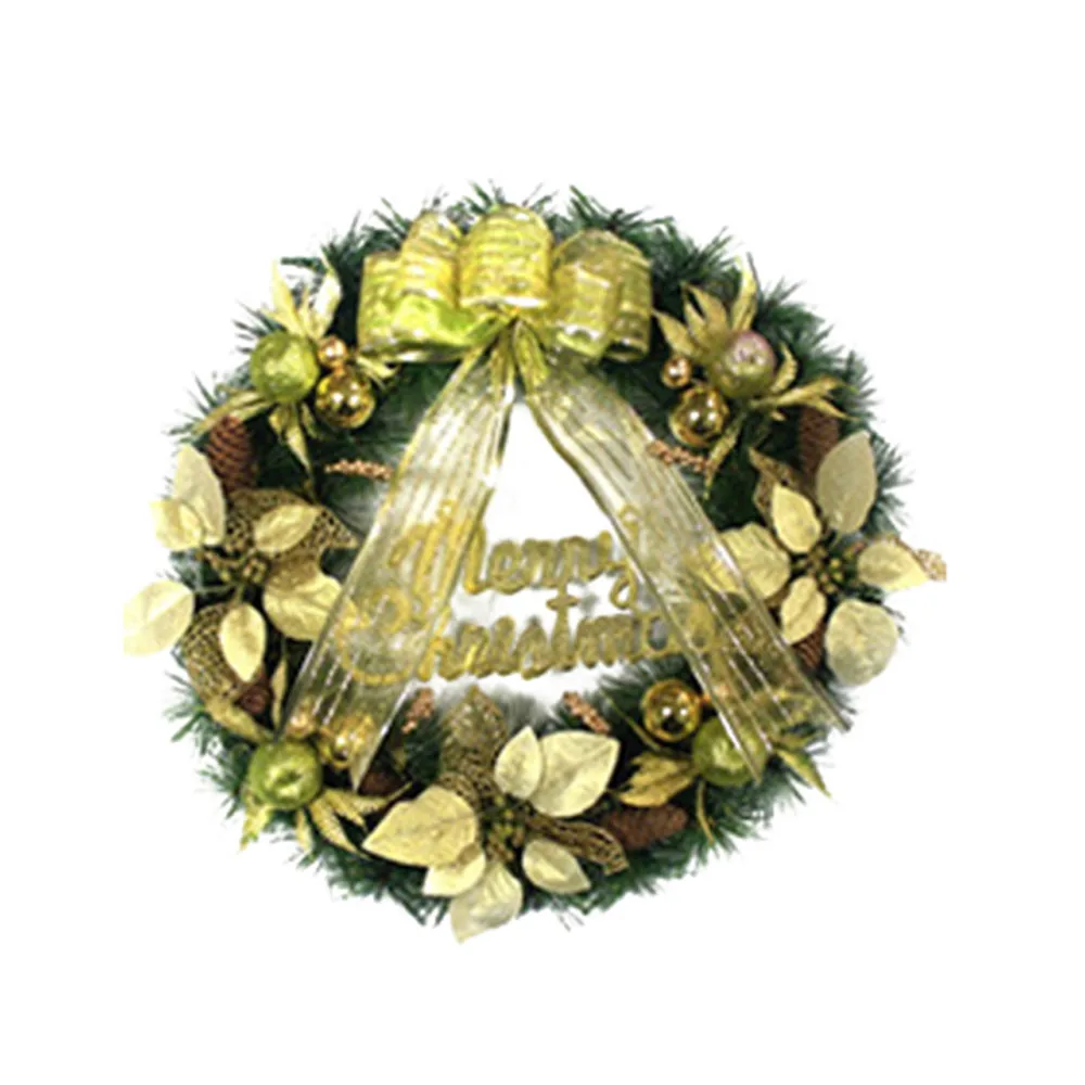 Венки для передней двери красивый Рождественский лист вечеринки осенний дверной