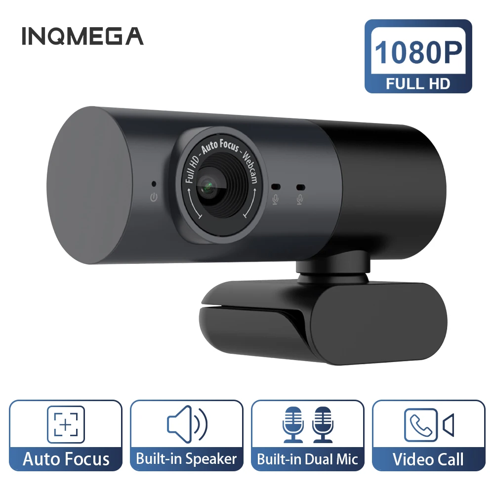 

INQMEGA 1080P Веб-камера с ПК настольной веб-камерой функция Cam мини-компьютер Запись видео работа для обучения