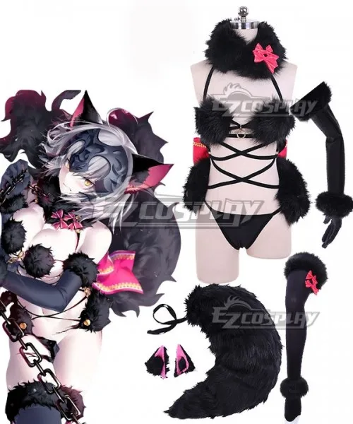 

Fate Grand Order FGO Ruler Joan Of Arc Black Jeanne D'Arc Girls Party Suit Halloween Adult Outfit Set Cosplay Costume E001