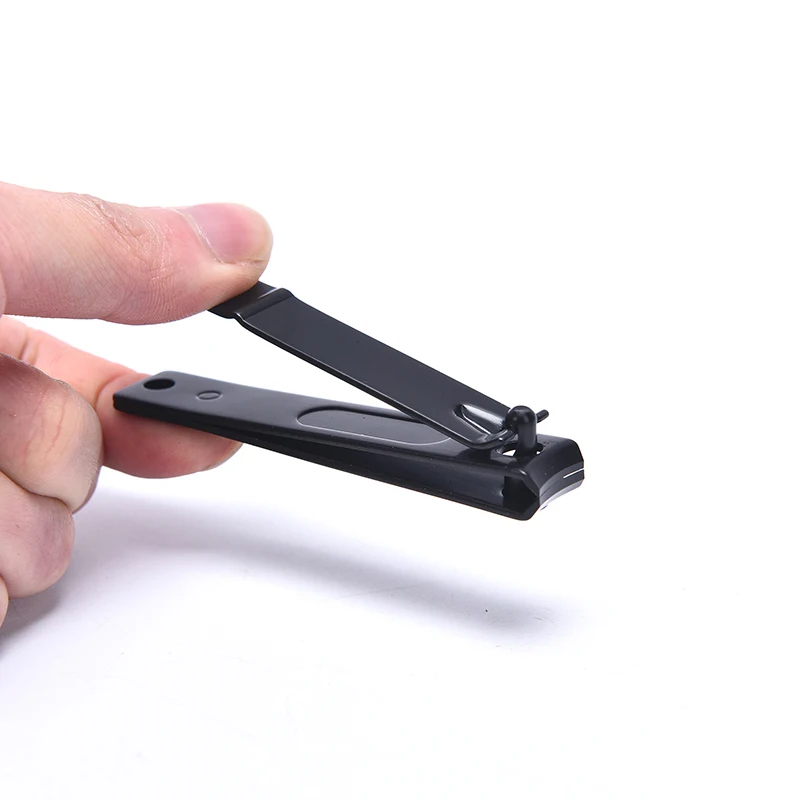

3 Size Professional Stainless Steel Black Nail Clipper Cutter High Quality Manicure Trimmer Toe Nail Clipper Machine Knife Tool