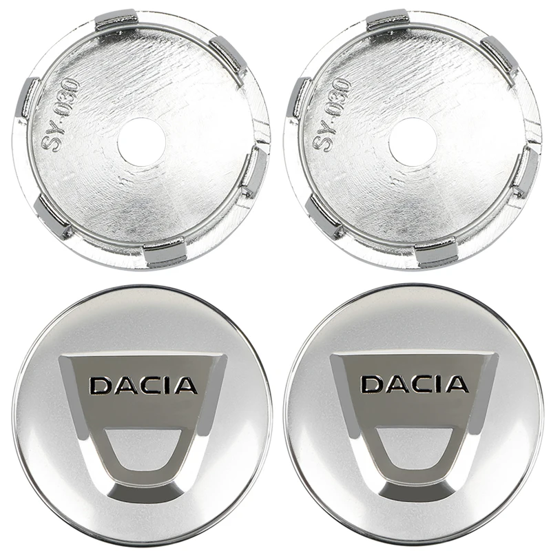 4 шт. 60 мм Автомобильная Ступица колеса концентратор Кепки, футболка с принтом "автомобиль" эмблема/Бейдж/логотип Центральная крышка колеса для Dacia Duster Logan Sandero Lodgy автомобильные аксессуары