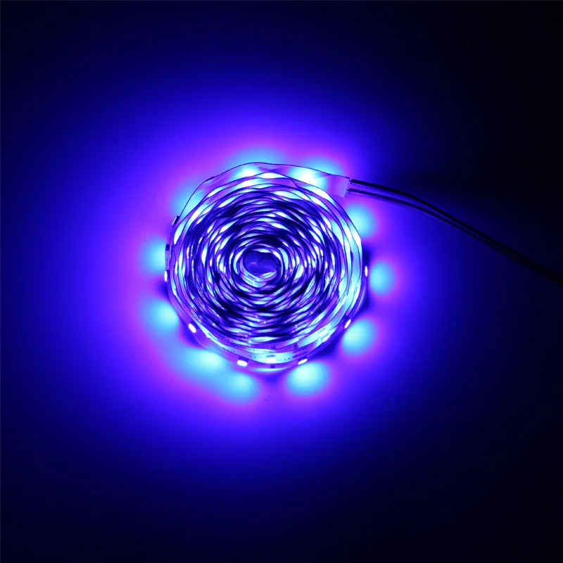 2835 Светодиодные полосы 12v rgb Водонепроницаемый 5m теплый белый, красный, голубой, зеленый, лента адресуемых Светодиодная лента световой - Испускаемый цвет: Синий