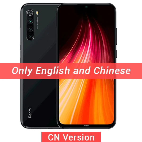 CN ROM Black Global Rom Xiaomi Redmi Note 8 4GB 64GB Note8 SmartPhone Snapdragon 665 Octa Core 48MP Quad Rear Camera 6.3" 4000mAh - Цвет: CN ROM Black