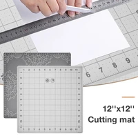 diy 12x12cutting mat environmentally material lightweight cutting cushion grid lines craft card fabric paper board valuable