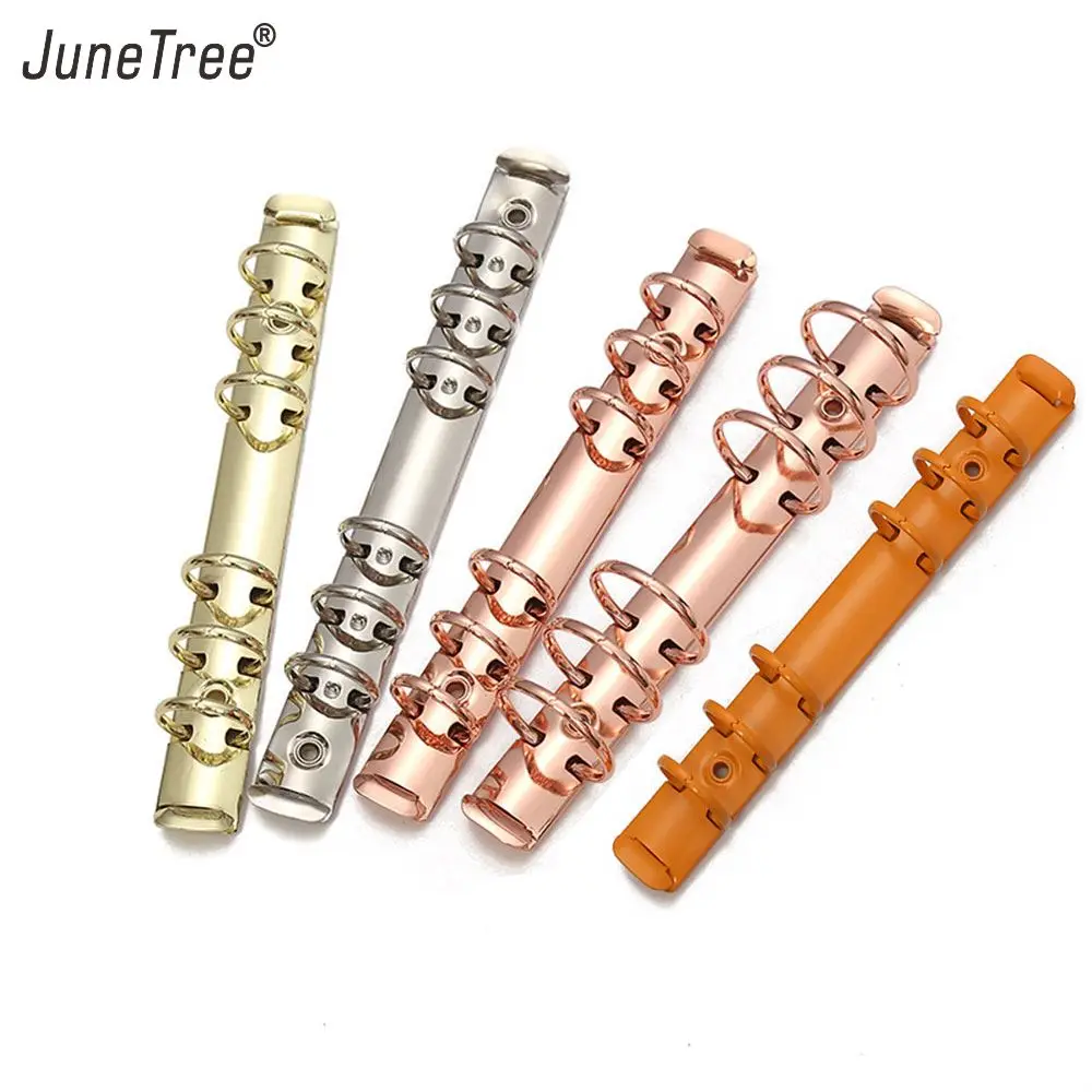 1 шт. металлическое спиральное связующее кольцо зажим с винтом для дневника