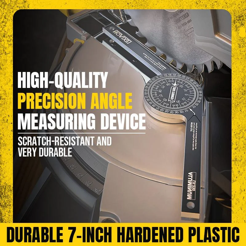 Торцовочный транспортир из алюминиевого сплава деревообрабатывающий угломер на