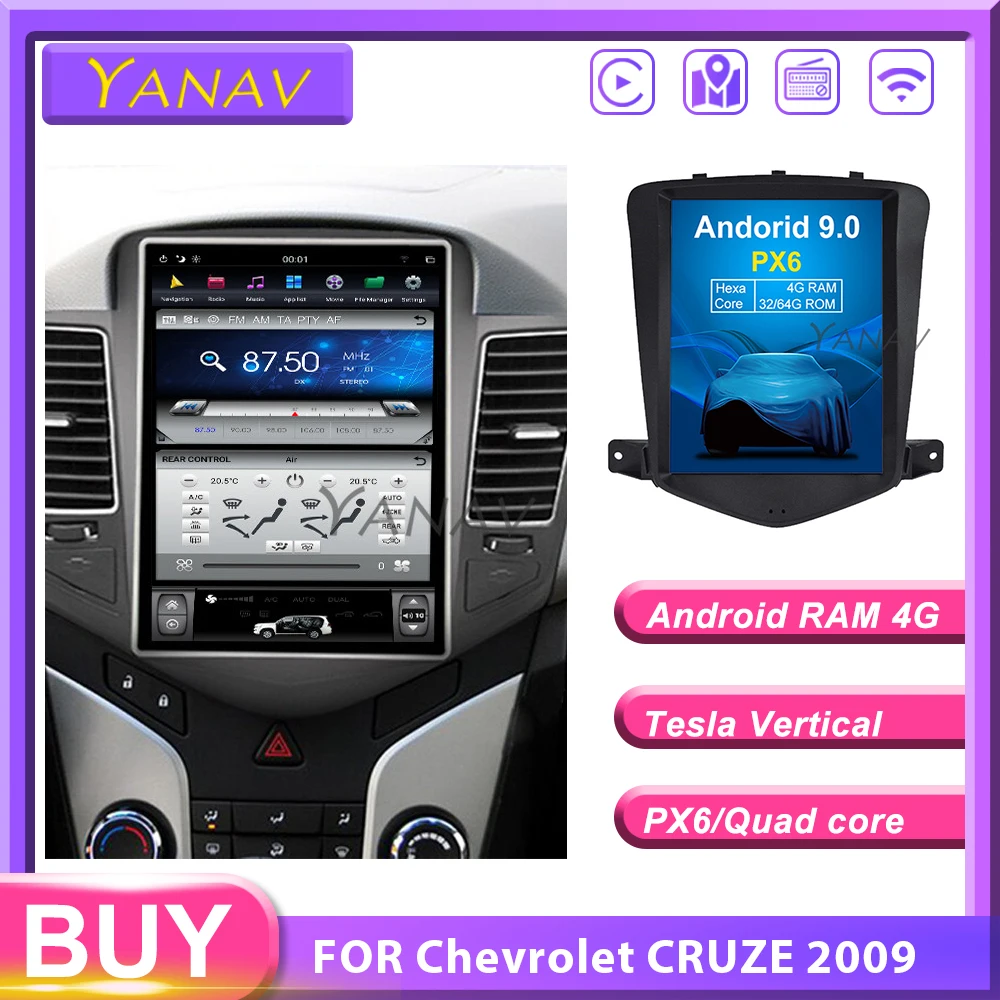 

Автомобильный видео-мультимедийный плеер для-Chevrolet CRUZE 2009-2014, GPS-навигация, стерео, android, вертикальный экран, автомагнитола, DVD-плеер
