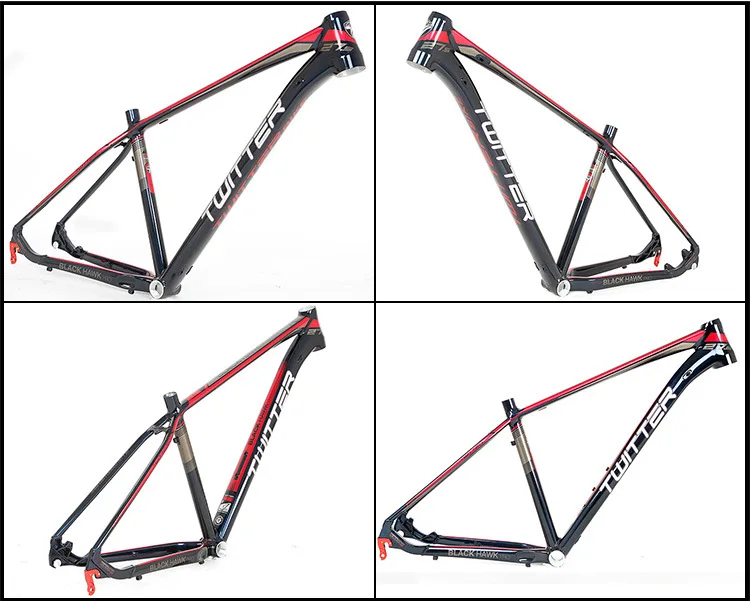 Твиттер Black Hawk AL7005 рамка 27,5 29er усиленный XC рычаг для Mtb сверкающий Обесцвечивающий краской кабель прокладки внутренней