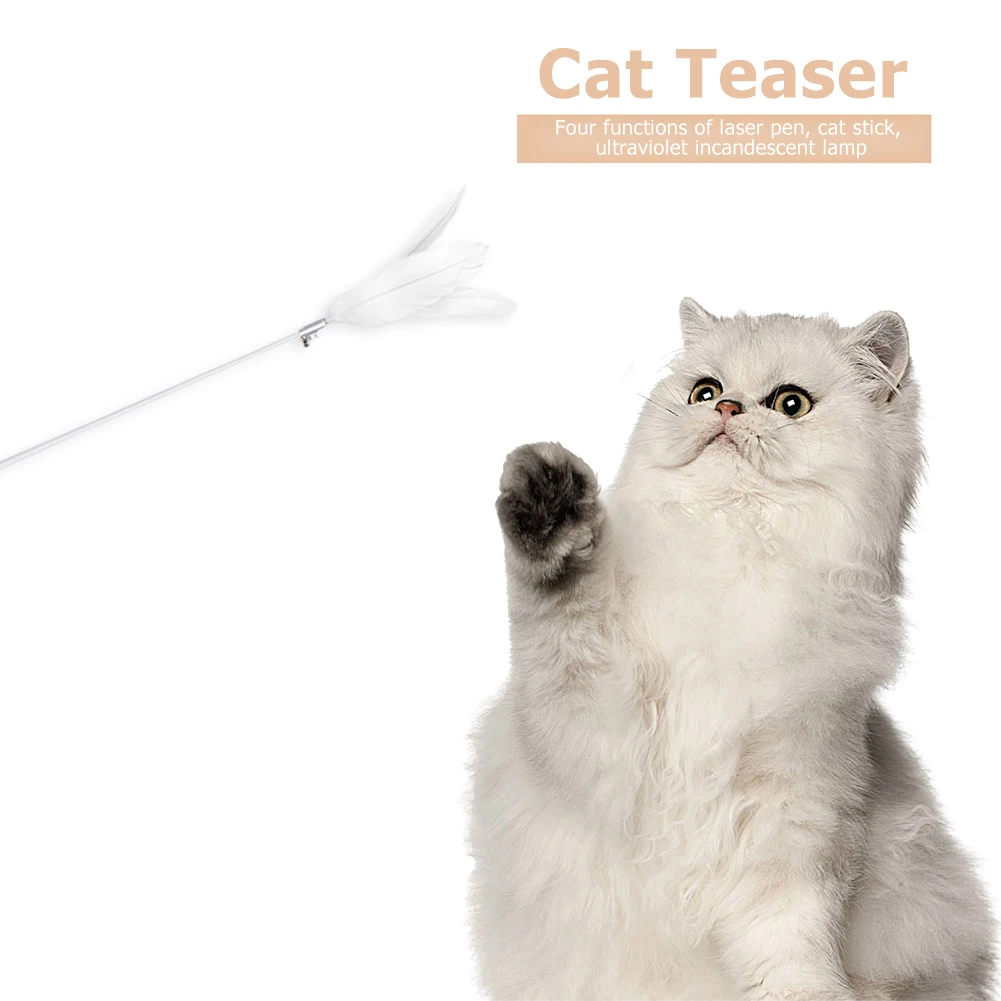 Палочка-игрушка для кошек палочка с перьями игрушечные интерактивные игрушки