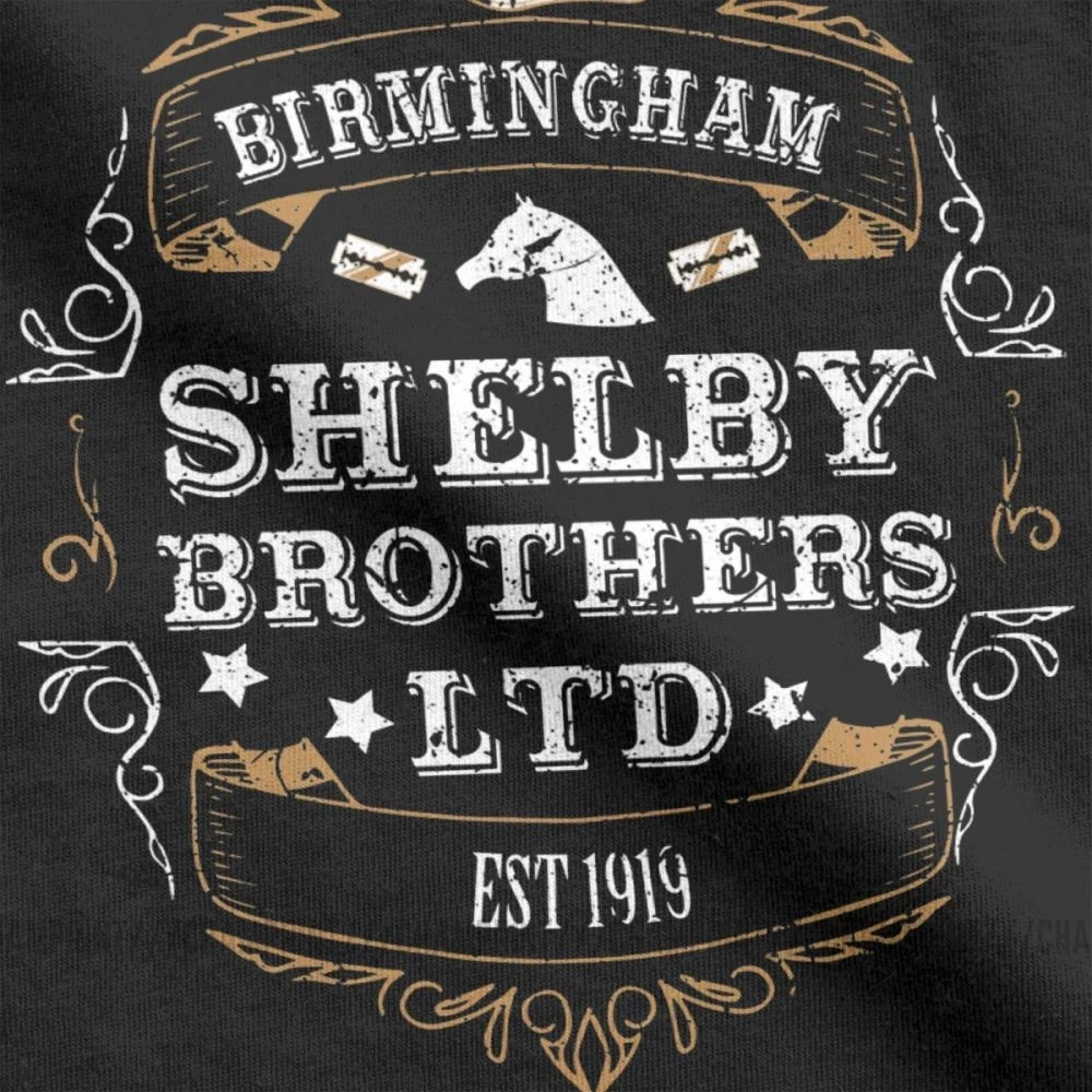 Футболка мужская Peaky Blinders Shelby Brothers LTD забавная тенниска с короткими рукавами топы