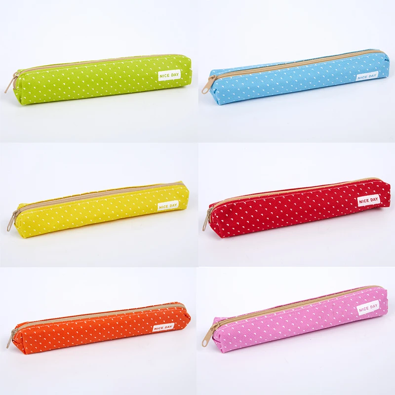1 шт. милый чехол для карандашей с маргаритками цветочный на молнии подарок