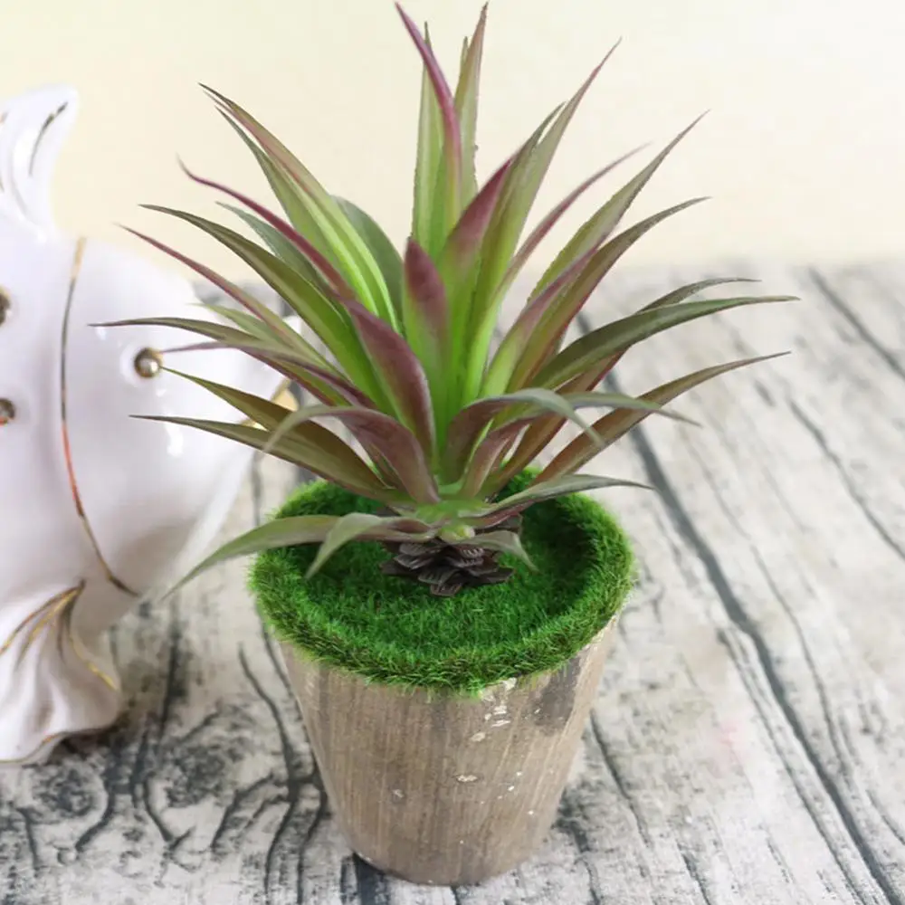 Зеленый розовый желтый Зебра алоэ искусственные суккуленты для дома растения DIY