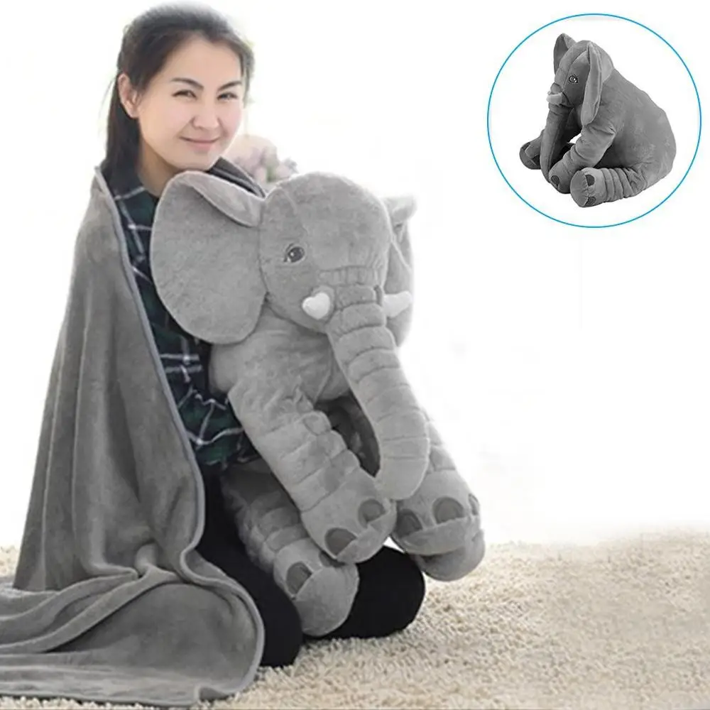 

33CM Soft Lovely Elephant Doll for Baby Kids Appease Padded Toy Stuffed Animal Plush Toys Baby Calm Doll Kawaii Birthday Gifts