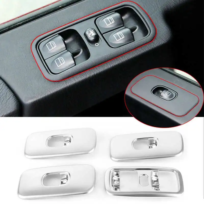 Крышка переключателя стеклоподъемника 4 шт. декоративная отделка подходит для