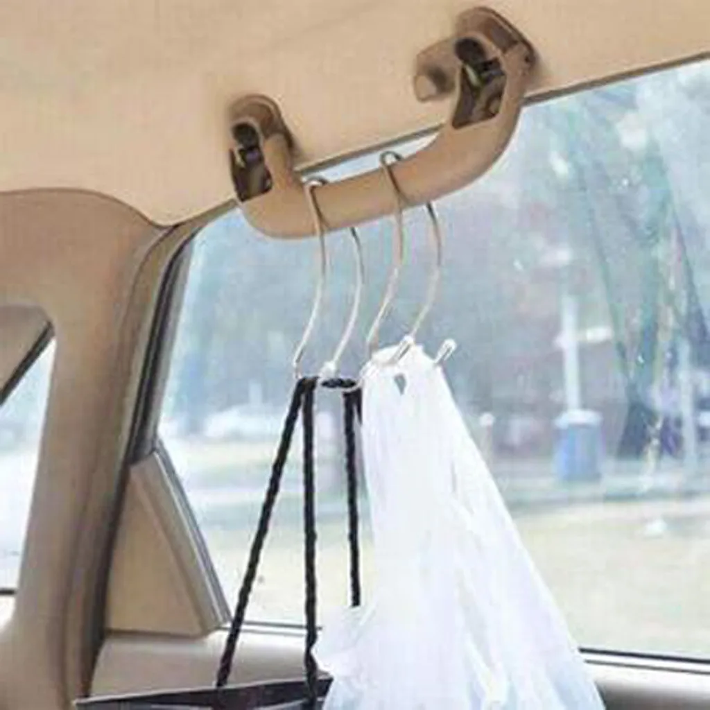 2pcs Car Seat Headrest Hanger Bag Hook Holder for Mercedes W203 BMW E39 E36 E90 F10 Volvo XC60 Audi A4 A6 Accessories | Автомобили и