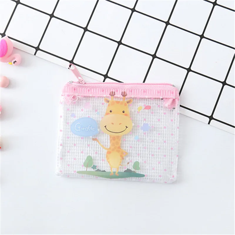 

Small Coin Wallet Women Transparent Pvc Coin Purses Kids Girls Cute Cartoon Mini Money Bag Fashion Coin Pouch Female