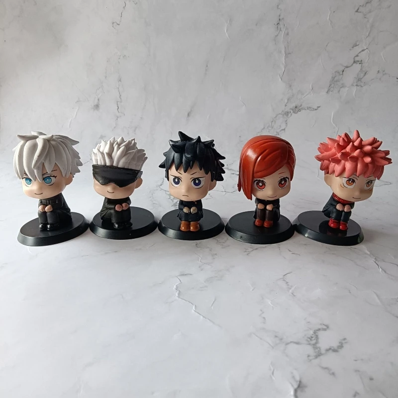 

8cm 5pcs Jujutsu Kaisen Anime Figure Gojo Satoru Itadori Yuji Look Up Action Figure Jujutsu Kaisen Figure Toys Gift Collectibles