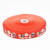 25 75mm grosgrain ribbon design customized %e2%80%8blogo printed for bows crafts sewing y7 09 1