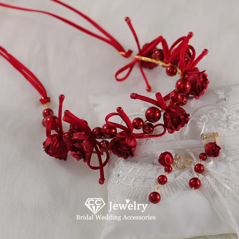 Headbands For Women Wedding Accessories Engagement Hair Ornaments Bridesmaids Headpiece Flower Shape Hairband Xy481