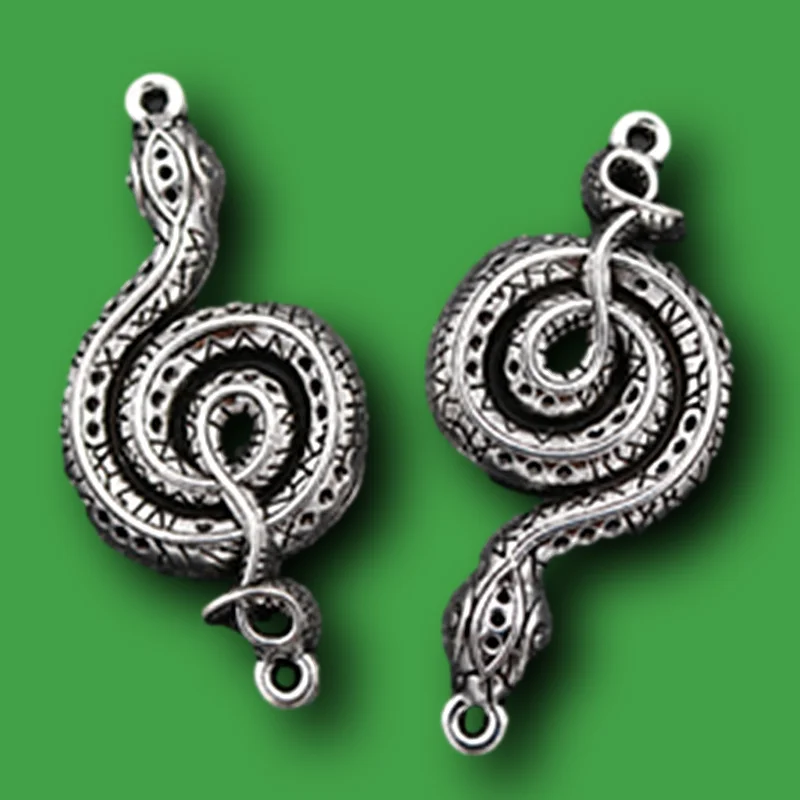 5 шт. посеребренные соединители для погремушек панк ожерелье браслет