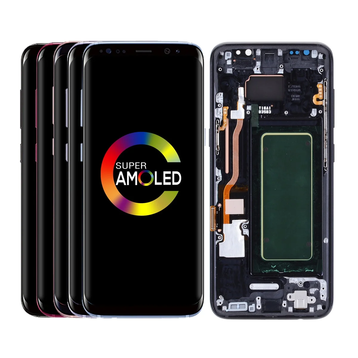 Замена оригинального S8 Plus ЖК сенсорный экран для samsung модуль AMOLED Galaxy как| |