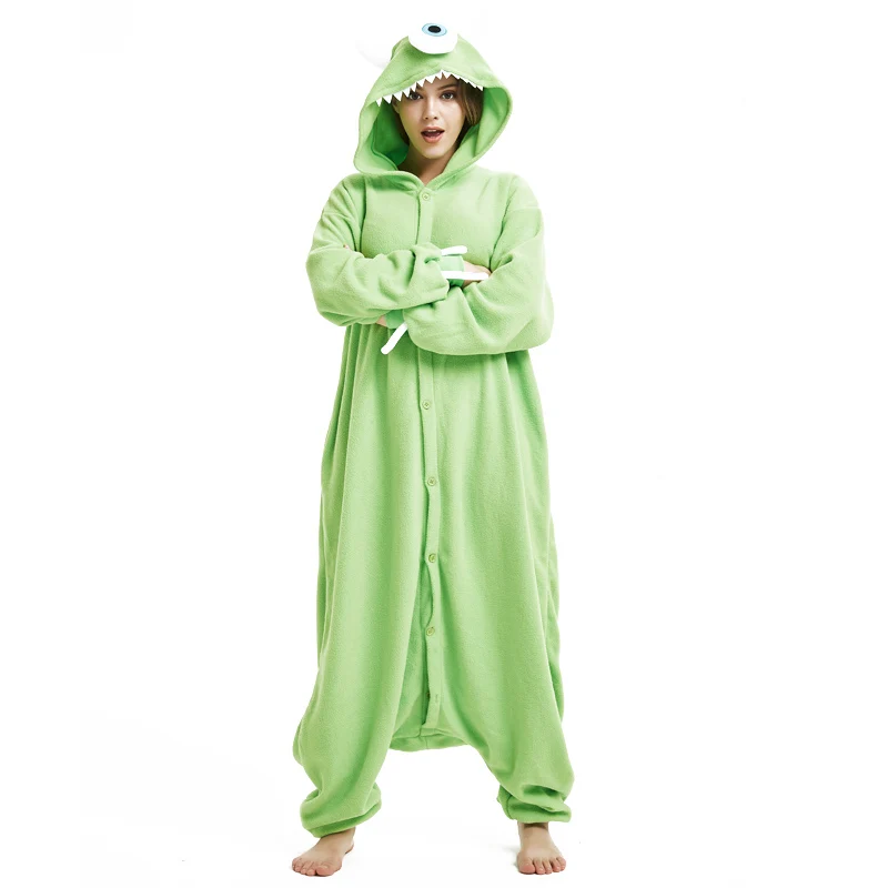 Животное Kigurumi Ститч Тигр лиса медведь волк печенье в виде панды Монстр Скелет