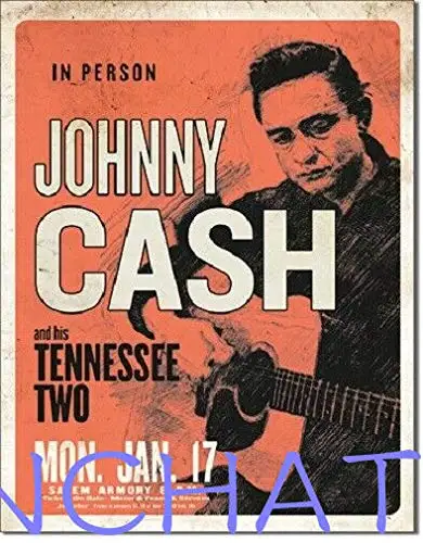 

Johnny Cash or His Tennessee Two Metal Sign Funny Metal Sign