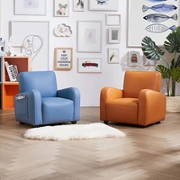 home care leather childrens reading chair baby cute lazy little sofa tatami xj