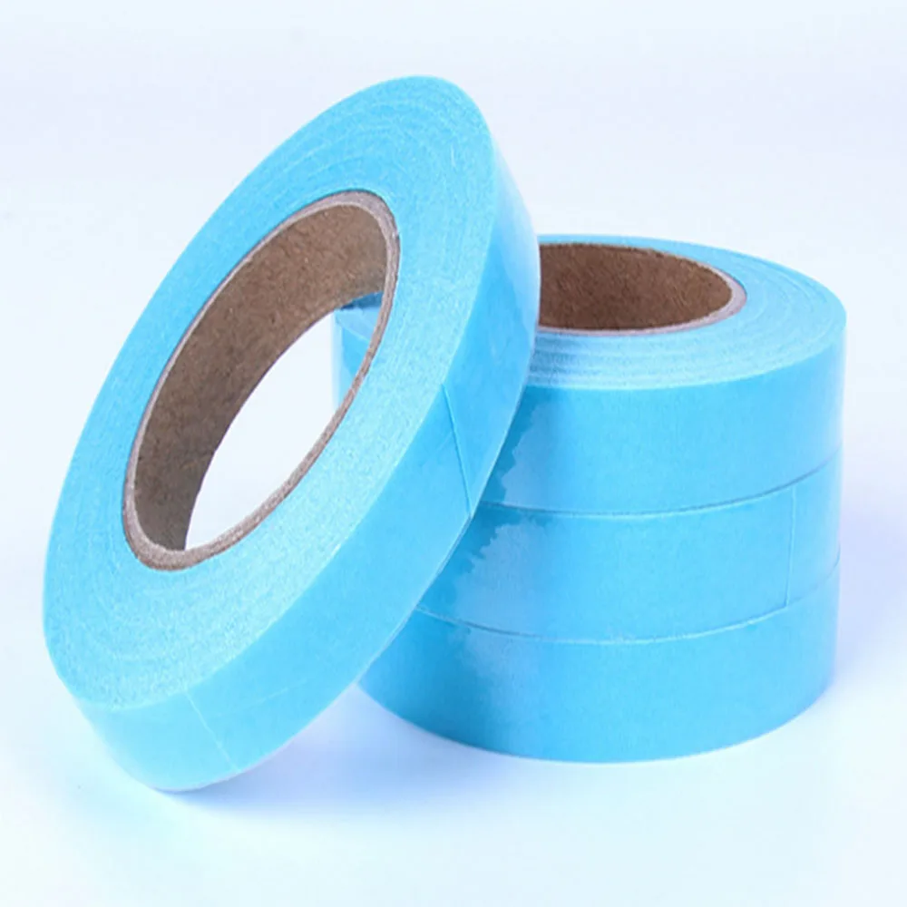 Light Blue Цветочные ленты украшения цветной шелк оберточная бумага для цветов ручной работы DIY Материал 12 мм - Цвет: Light Blue