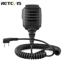 RETEVIS RS-114 IP54 Водонепроницаемый Динамик микрофон для Kenwood RETEVIS H777 RT5R RT22 RT81 BAOFENG UV-5R UV-82 888 S рация