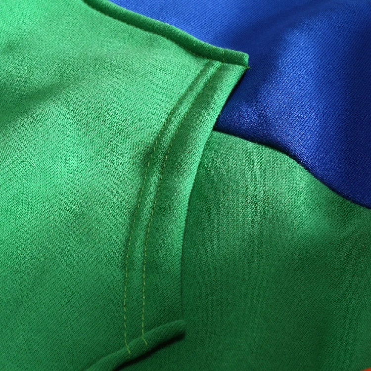 

Hot Sale European And Amerian Men's Hoodies Color Matching Decor Pocket Stretchy Breathable Casual Fashion Male Hooded Clothes