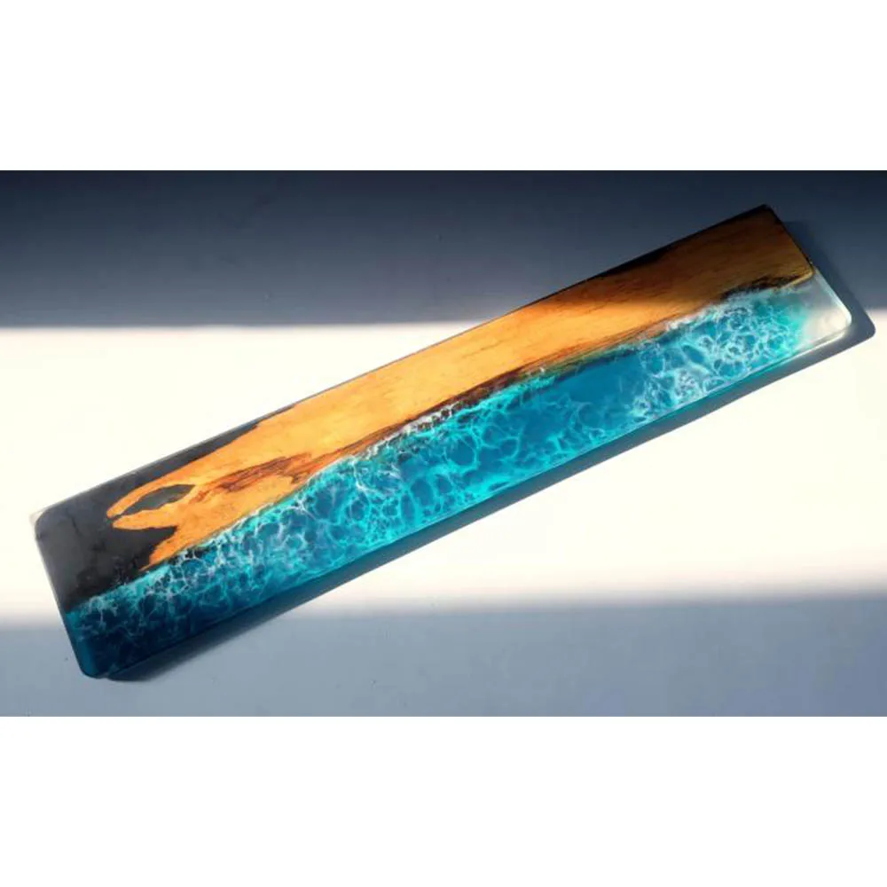 Деревянная светящаяся клавиатура из смолы для ручной работы индивидуальный