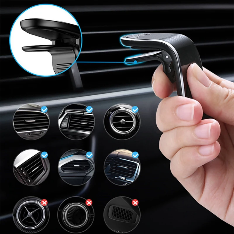 

Car Mobile Phone Magnetic Bracket Powerful Magnetic Air Outlet Car Bracket Phone Accessories Phone Holder