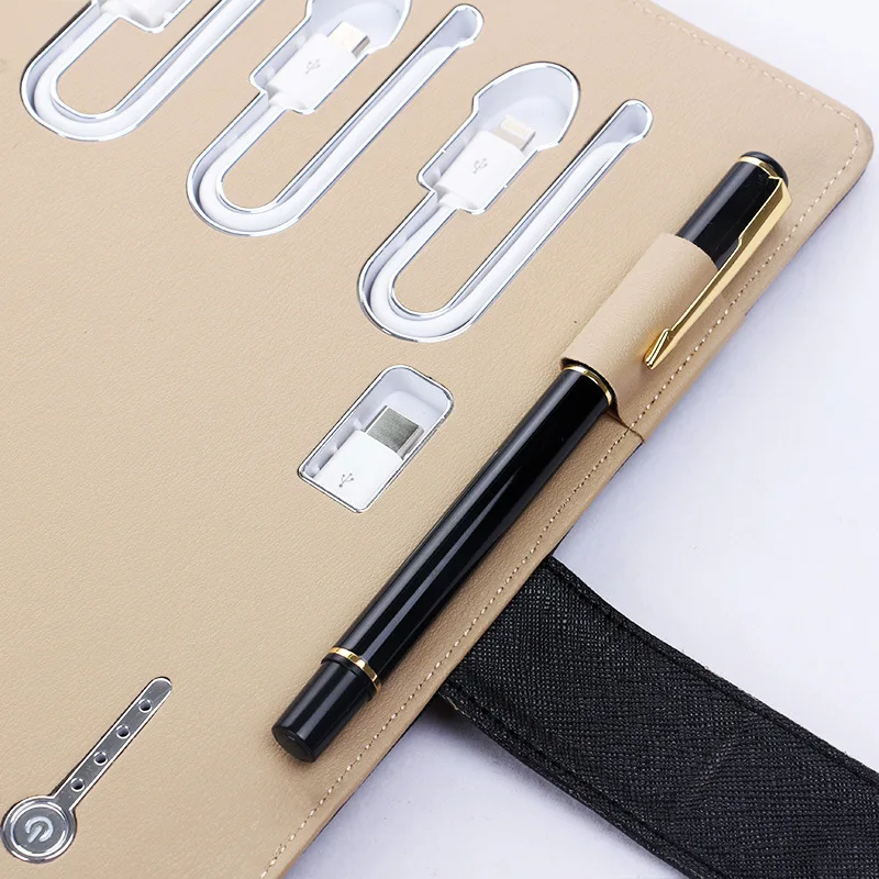 Многофункциональный офисный Органайзер ежедневный блокнот с USB зарядкой А5