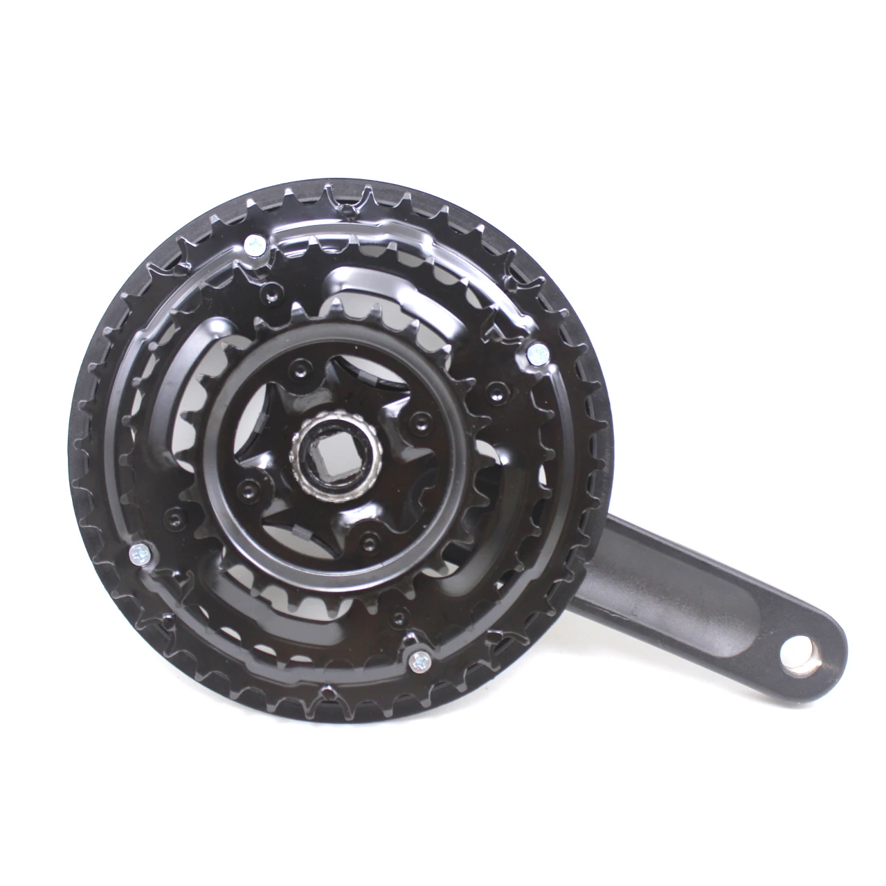 24T-34T-42T MTB Crankset 7S 8S 9 Speed Bicycle Crank Set 170mm Aluminum alloy Square Hole Sprocket Chainwheel Bike Parts | Спорт и