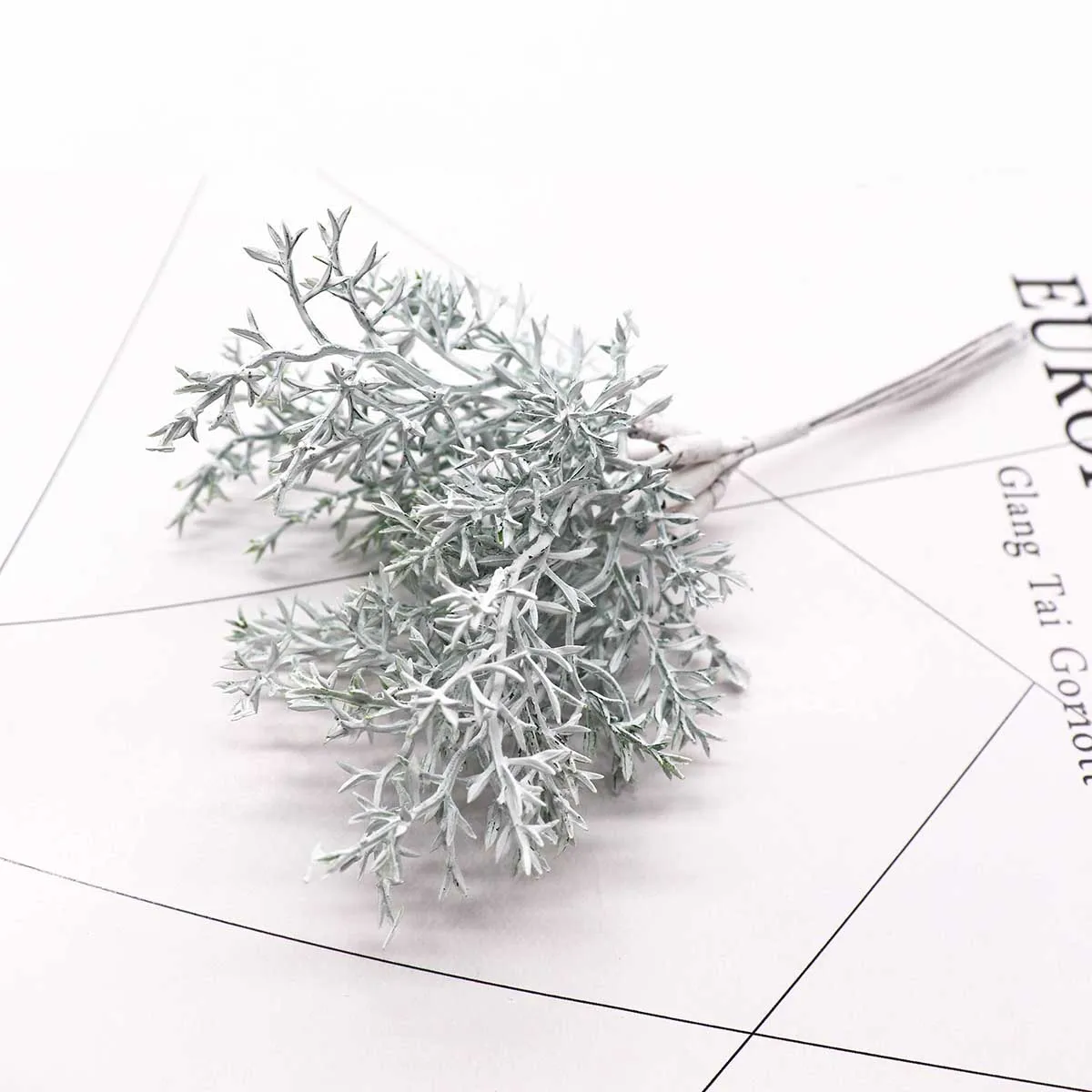 Искусственная Имитация травы папоры искусственные цветы для скрапбукинга DIY