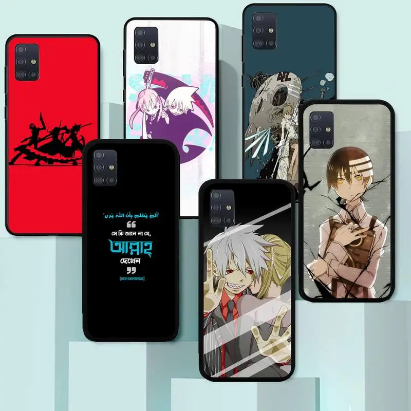 

Maka and Soul Soul Eater Phone Case For Xiaomi Mi11 Mi10 Mi9 Mi8 6x A2 5X Note10 3 2 Pro MAX Plus 10t Lite Fundas Cover