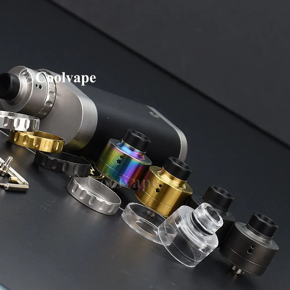 Haku Venna v2 RDA Одиночная катушка восстанавливающий капающий танк с Squonk BF PIN armor s rda ring